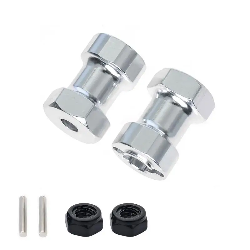 Tamiya rc peças roda de metal hex hub adaptador para 53913 o sapo atualizar peças controle remoto brinquedos veículos acessórios