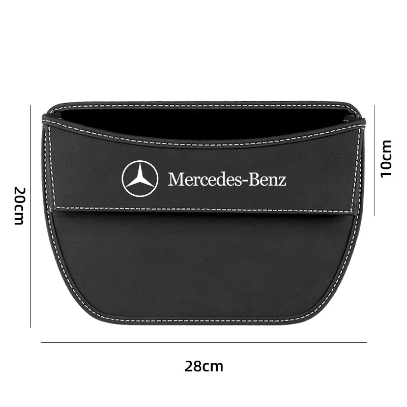 Car Seat Crevice Gap Storage Bag Organizer Pocket Slot Storage Cup Holder For Mercedes Benz W211 W204 W210 W203 CLA GLA