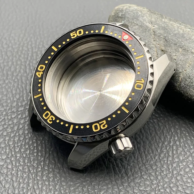Silver SPB185 SPB187 Replace Case Mod NH35 Case 28.5mm Dial Fit NH35 NH36 7S26 Movement 20ATM Waterproof Men Diving Watch Cases