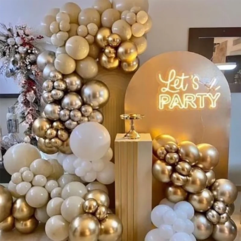 20 قطعة/مجموعة عارية الشمبانيا كريم أبيض شفاف بالونات اللاتكس لحفل الزفاف الذكرى السنوية المشاركة استحمام الطفل الديكور