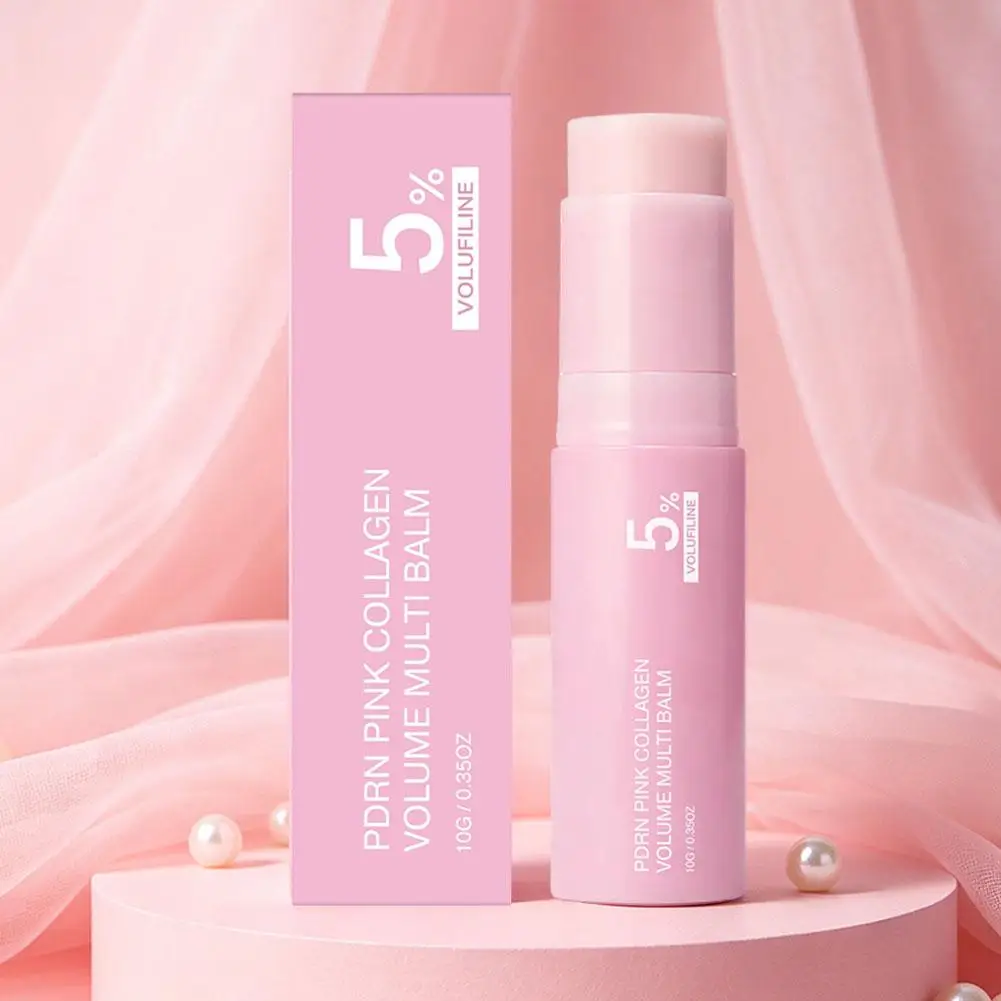 PDRN Pink Collagen Volume Multi Balm Stick | Kollagen-Balsam-Stift mit Volufiline und NAD, Feuchtigkeitspflege für Gesicht & Körper sowie Lippen – Detail 4