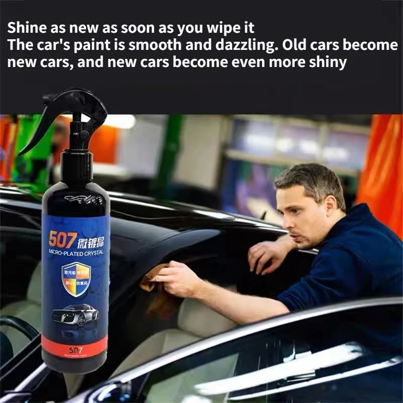 300ml Ceramic Coating for Auto Paint 507 Crystal Wax Spray Nano Hydrophobic Liquid Polymer Oleophobic Anti Rain Car Care