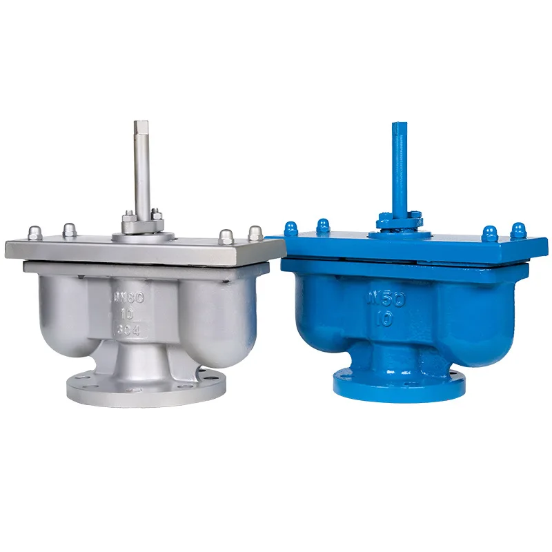 

Large displacement stainless steel QB2 double port high pressure exhaust valve flange