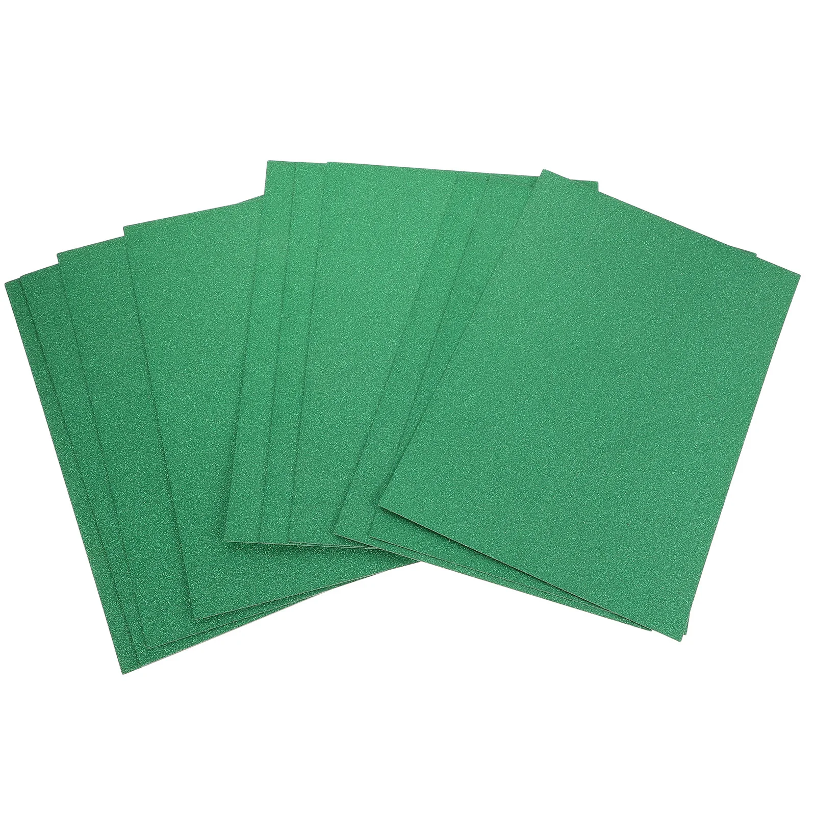 10 قطعة ورق بطاقات لامع أخضر خالي من الفوضى ورق سباركلي لصنع البطاقات زينة الحفلات دعوات البطاقات الملونة