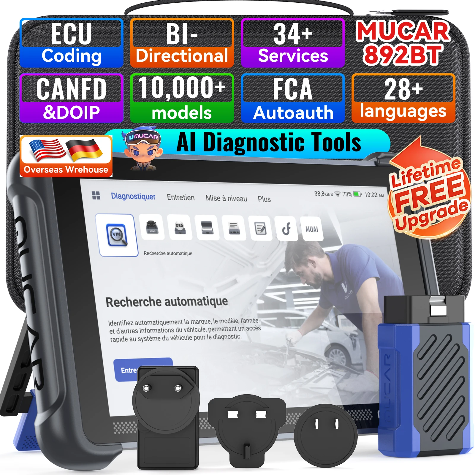 

Professional Intelligent Diagnostic Tools Full System Car Scanner