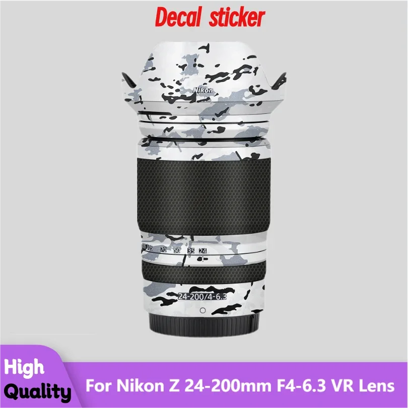 Z24-200 Sticker Camera Lens Coat Wrap Protective Film Protector Vinyl Decal Skin For Nikon Z 24-200mm F4-6.3 VR 24-200 Z24-200MM