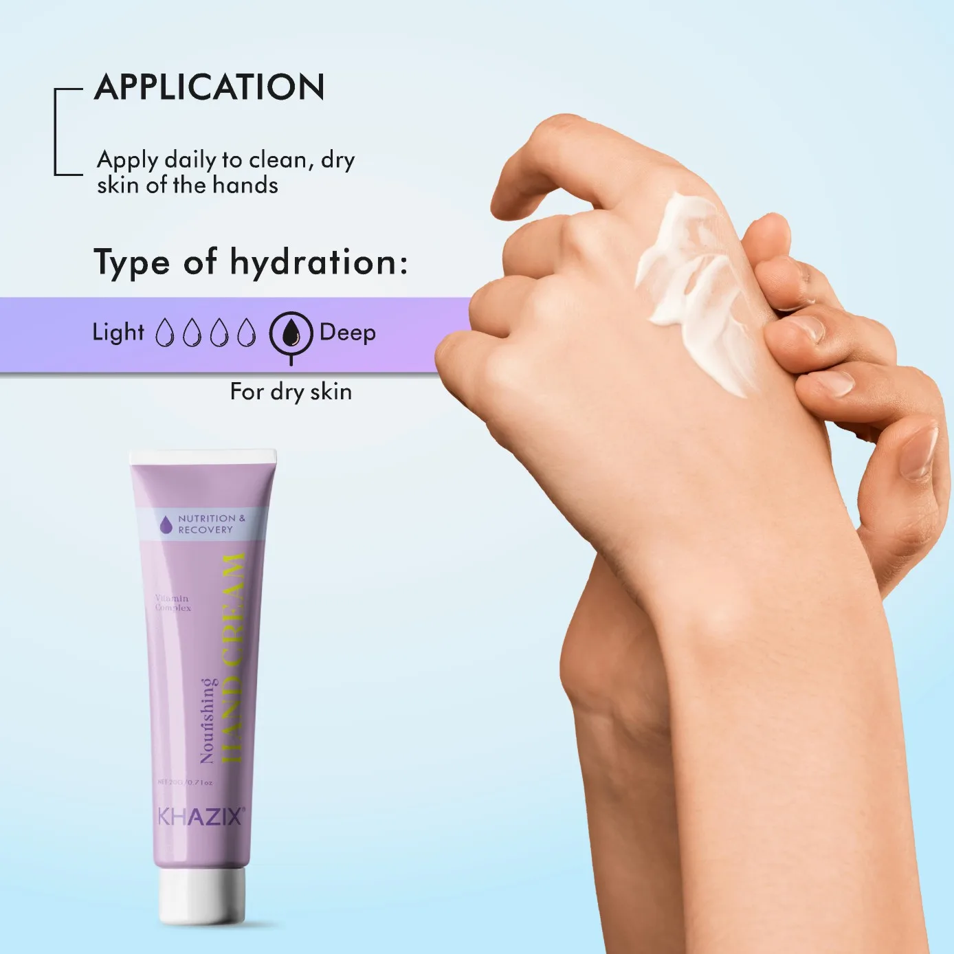 Crema idratante per le mani: nutriente arricchito dalle piante per pelli secche, idratazione portatile per la cura delle mani e dei piedi in autunno/inverno