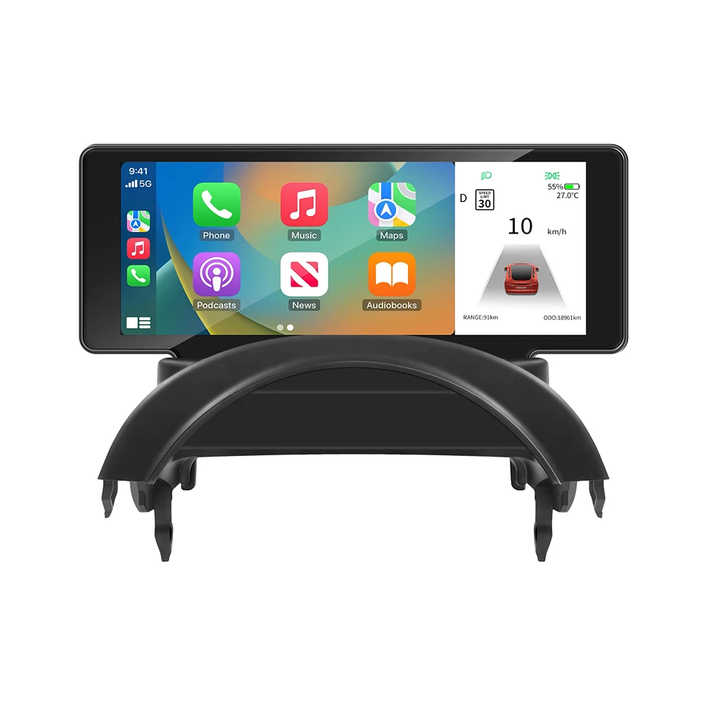 HD IPS 6,9-Zoll-Bildschirm Auto für DVD-Player für Tesla Model 3/Y Wireless CarPlay & Android Auto Integrierte GPS- und DSP-RGB-Funktionen