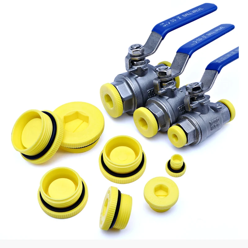 Plastic Screw Sealing Plug With Sealing Ring G1/8G1/4G3/8G1/2G3/4G1 Impervious Tubing Hydraulic Inner Six Angle Thread Seal Up 4