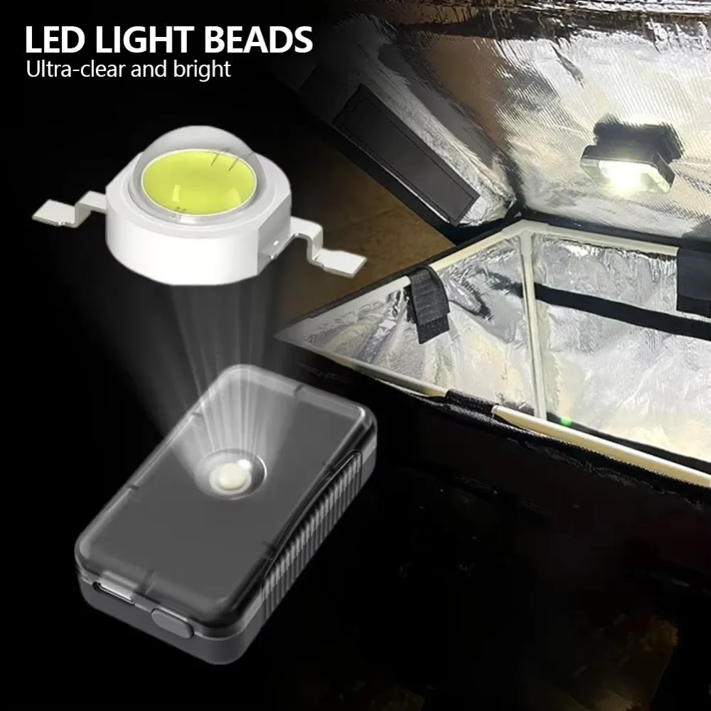 Automatic Sensor Motorcycle Trunk Light High Brightness Adhesive Anti-Collision Lamp Universal Rechargeable Storage Box Light