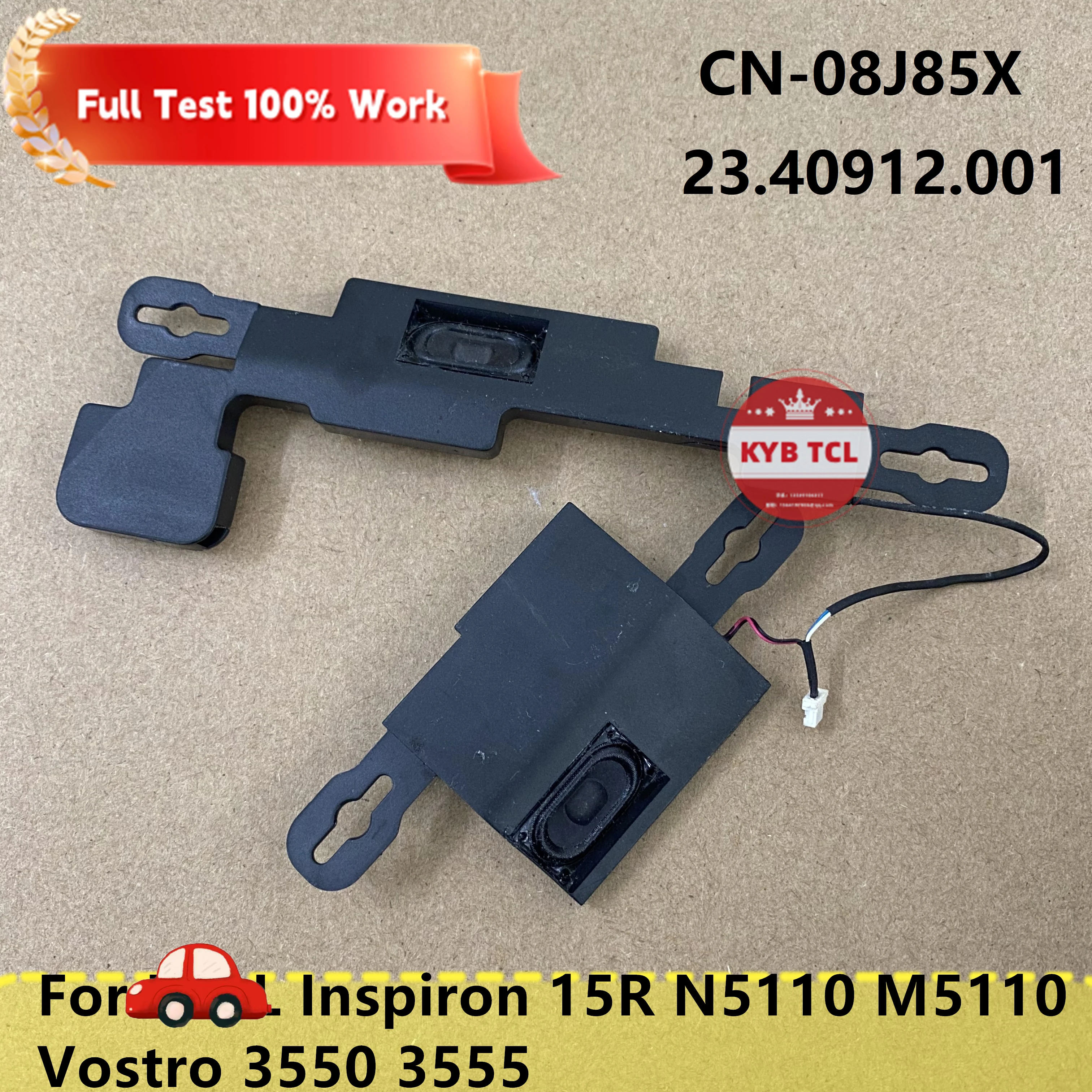 Notebook For DELL Inspiron 15R N5110 M5110 Vostro 3550 3555 Genuine Laptop Internal Speaker CN-08J85X 08J85X 8J85X Original