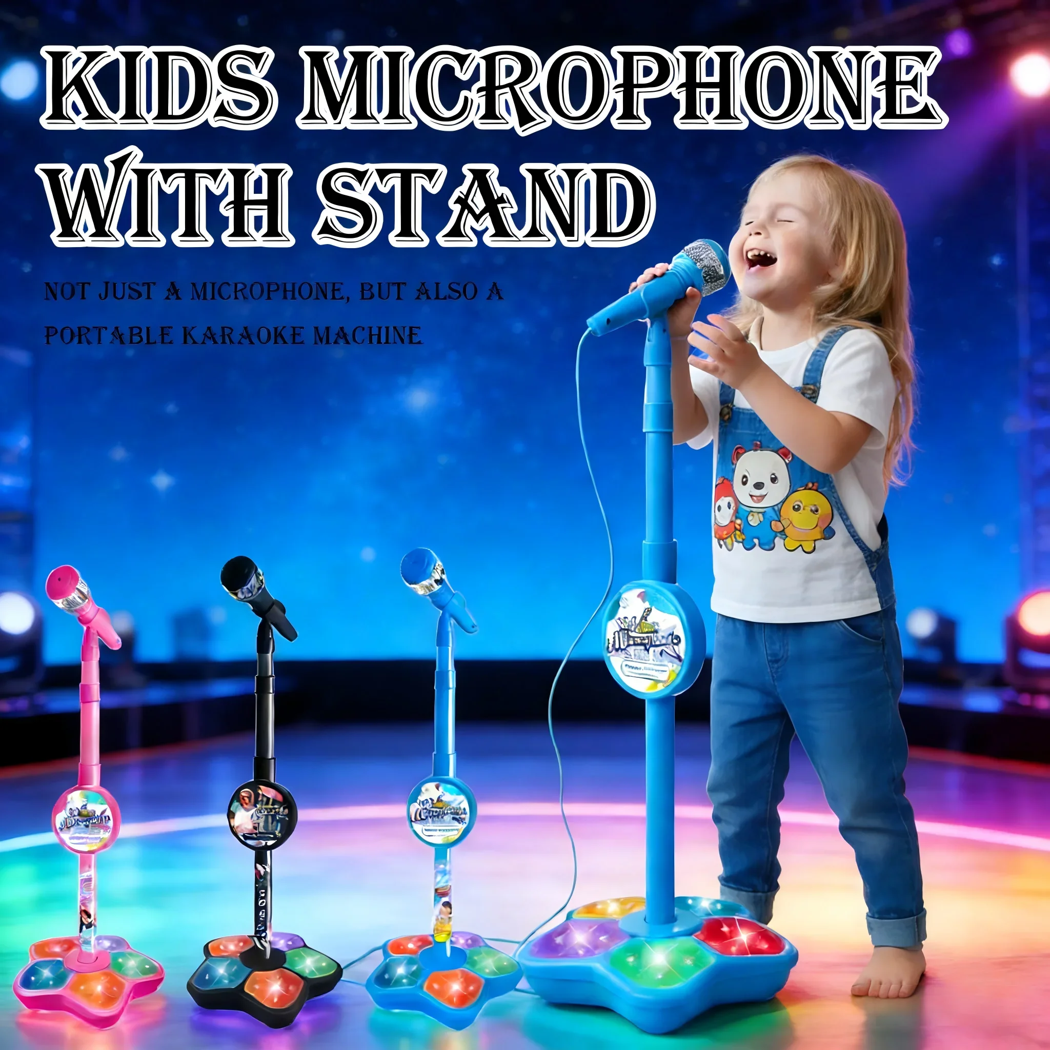 Children Karaoke Microphone Set Educational Music Toy Perfect Birthday Gift for Boys Girls