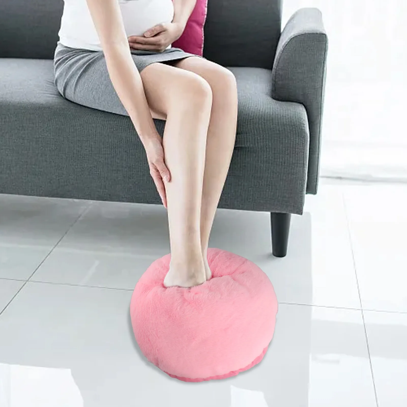 New Foot Warmer Heating Pad USB Heated Warm Feet Washable Winter Detachable Electric Flannel Home Rechargeable