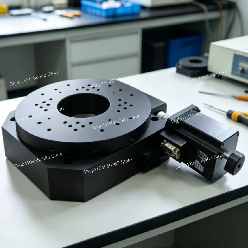 HT03RA100 Electric Indexing Hollow Rotary Platform - Precision Rotary Angle Table