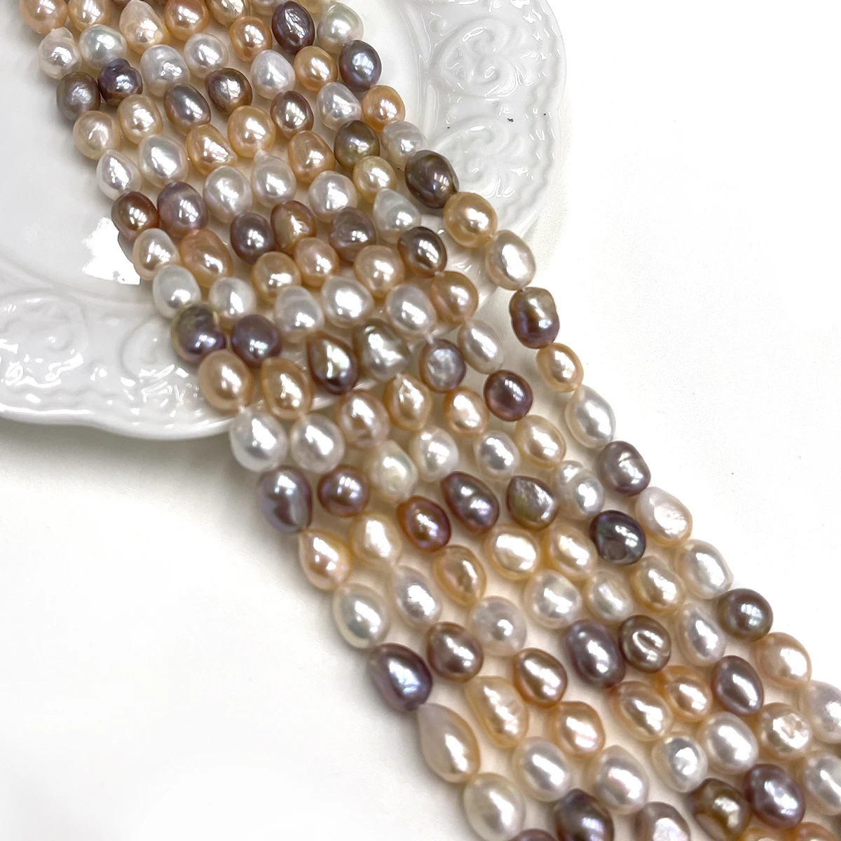 Rainbow Isolation Pearl Natural Freshwater Irregular Pearl For Jewelry Making DIY Necklace Bracelet Chains Accessory
