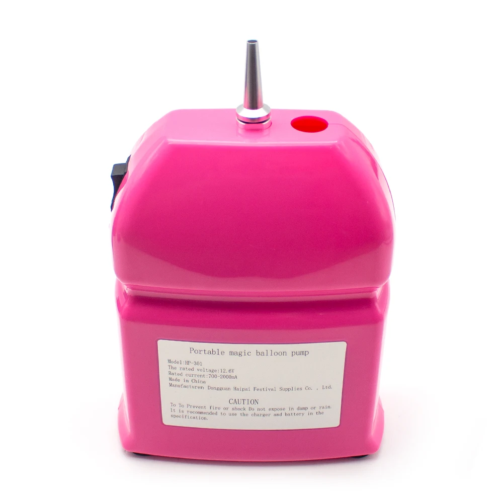 Bomba de aire eléctrica portátil, inflador de globo mágico recargable, inalámbrico, 110-240V, DD-301