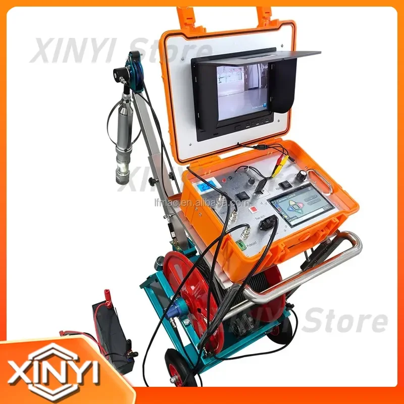 Recording Video Drilling Equipment for Hith Deep Manual Drilling Inspection Tool for Underground Pipe Inspection Camera