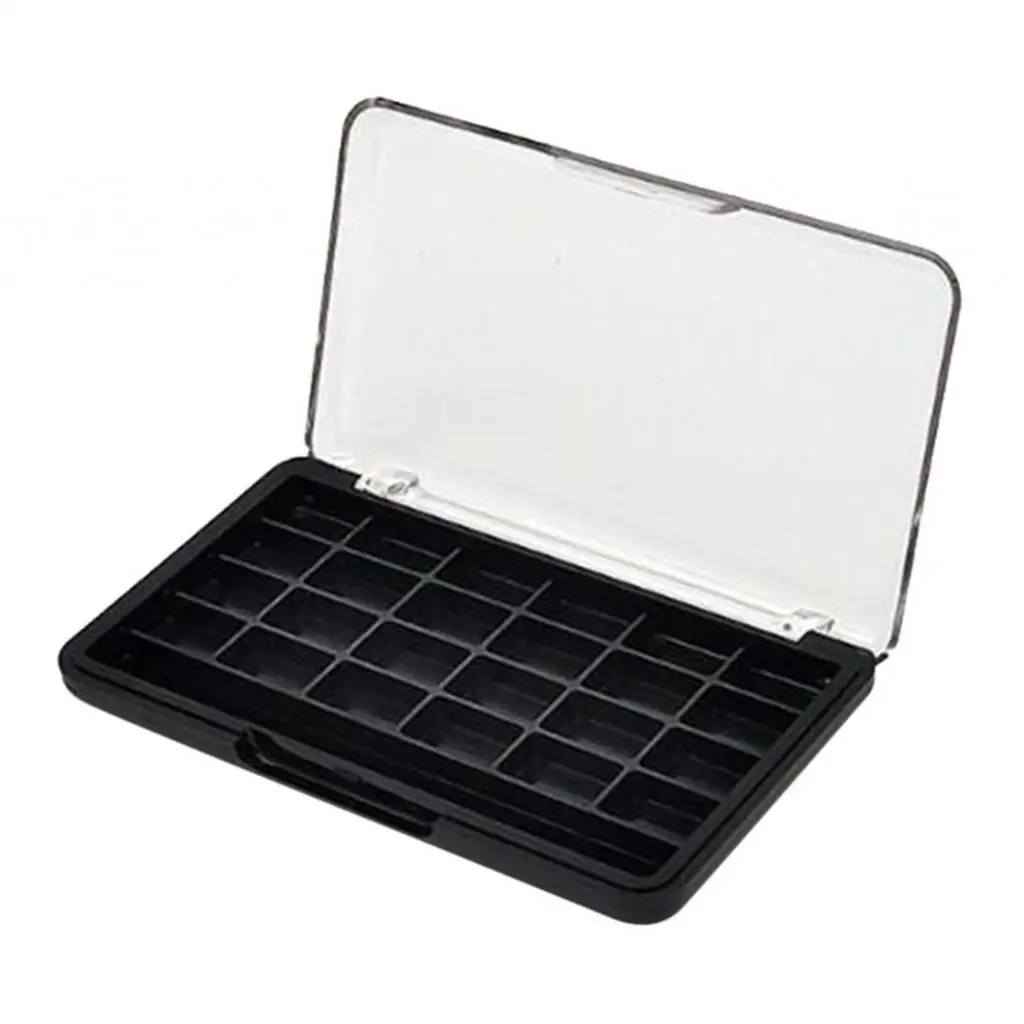 Empty Plastic Makeup Eyeshadow Palette Pallet Box Bronzer Holder Case