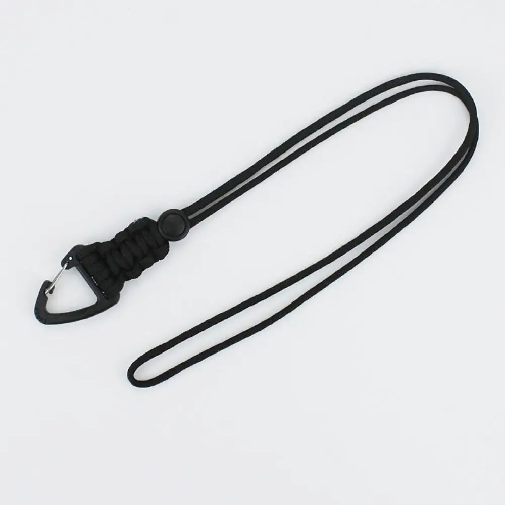 

Wrist Rope Flashlight Rope Parachute Cord Carabiner Hand-Woven Starp Woven Paracord Keychain Nylon Lanyard Backpack Key Ring