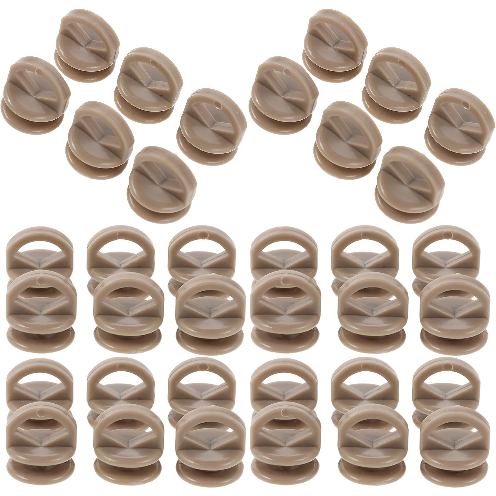 

500Pcs Plastic Curtain Hooks for Track Rails Universal Rv Caravan Truck Sliding Gliders Noiseless Weather Resistant Easy Clean