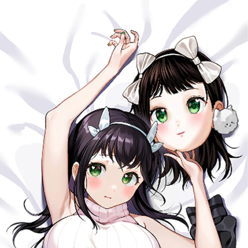 

Anime Dakimakura Pillow Beautiful Girl 2-Side Print Pillowcase Hugging Body Cushion Cover Otaku Waifuristmas Decoration