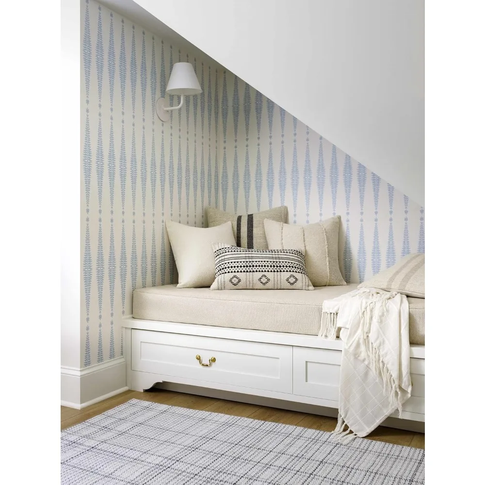 Fodera per cuscino decorativa con inserto in piuma - Cuscino per divano - Crema, elegante e confortevole per la casa