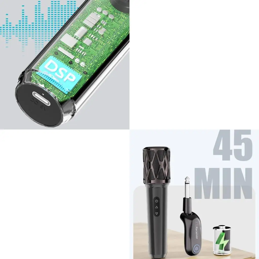 Rechargeable Handheld Wireless Microphone 2.4G Noise Reduction Show Meeting K92C