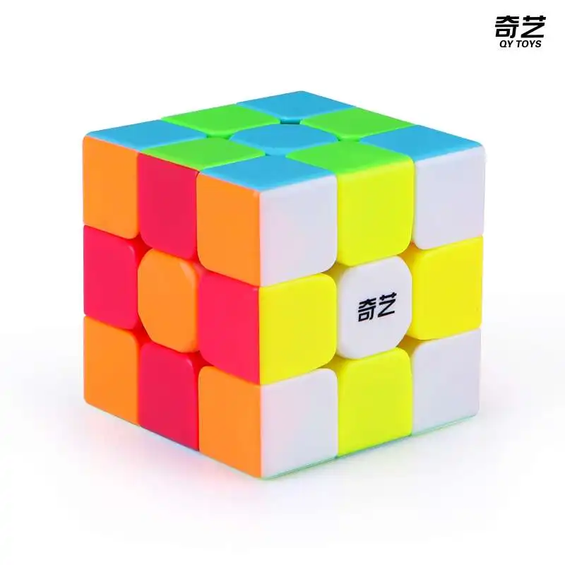 QiYi Warrior S Magic Cube 3x3x3 Magic Speed Cube Stickers Professional Puzzle Fidget Toys Warrior W Jelly Children's Gifts