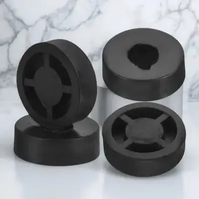 4pcs Rubber Speaker Isolation Feet Floor Protector For Subwoofer Turntable Amplifier Audio Equipment Mat Vibration Dampener