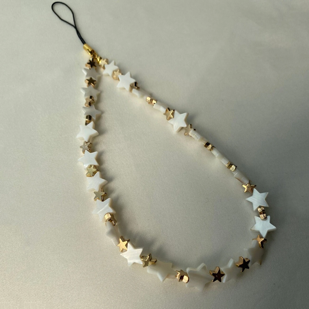 Love Heart Shell Beaded Mobile Phone Chain Key Chain Pendant Simple Mobile Phone Case Accessories Jewelry  Female