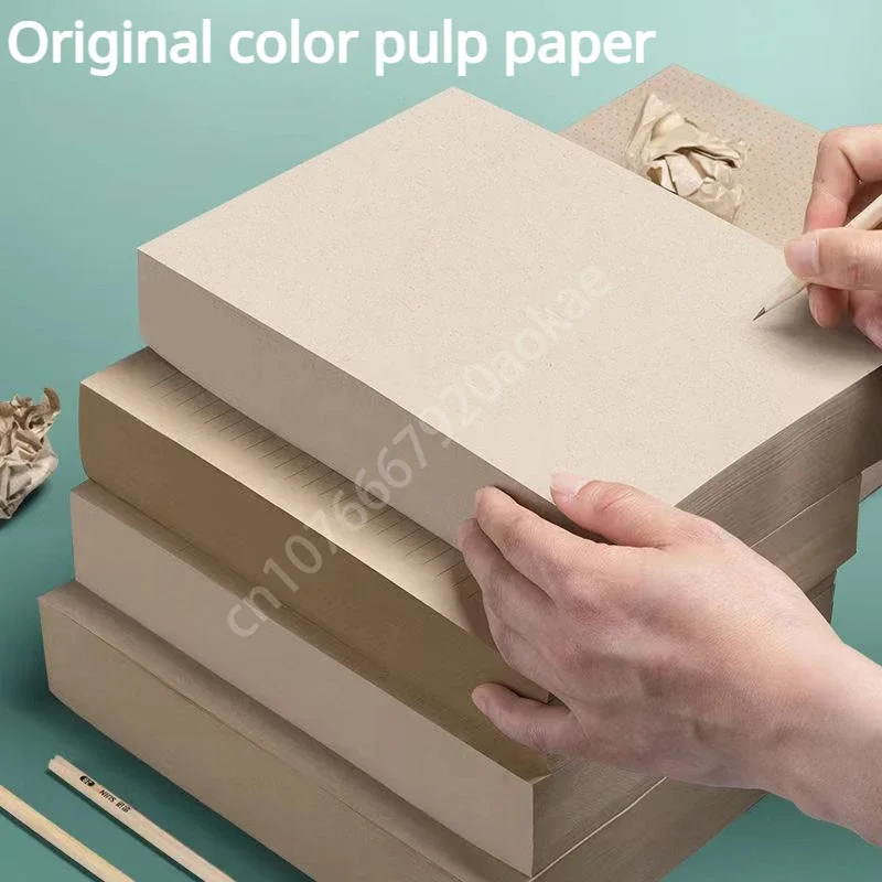 Ontwerppapier voor studenten Wiskundig raster Gestippelde lijnweergave Papieren notitieboekje Leeg tekenboek Dot Matrix notitieboekje