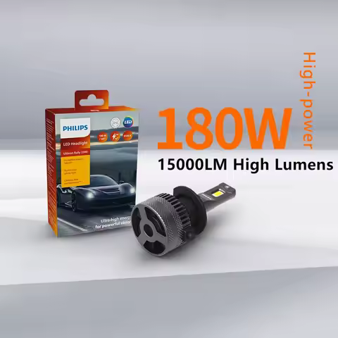 Philips Ultinon Rally 3590 H1 H4 H7 Car LED Headlight H8 H11 H16 HB3 HB4 HIR2 180W 15000LM High Power 6500K Cool White Lights