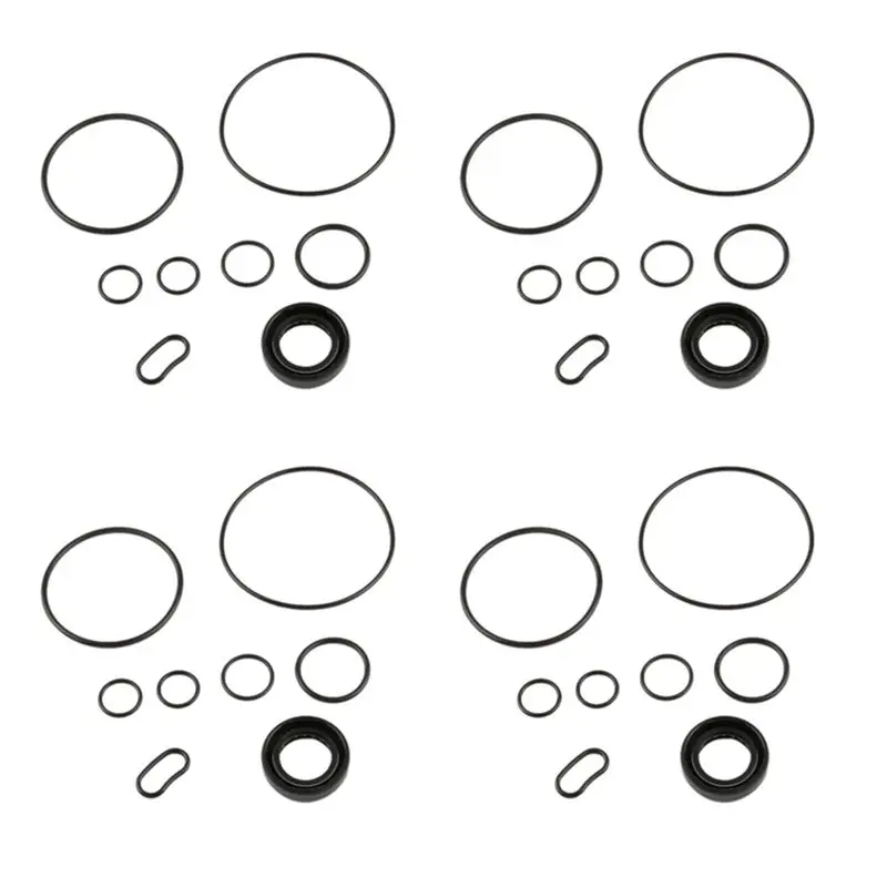 Precise 4 SET Power Steering Pump Repair Seal Kit For Honda Accord 2003-2007 CRV 2002-2006 For ODYSSEY 2005-2008 06539-PLA-A01