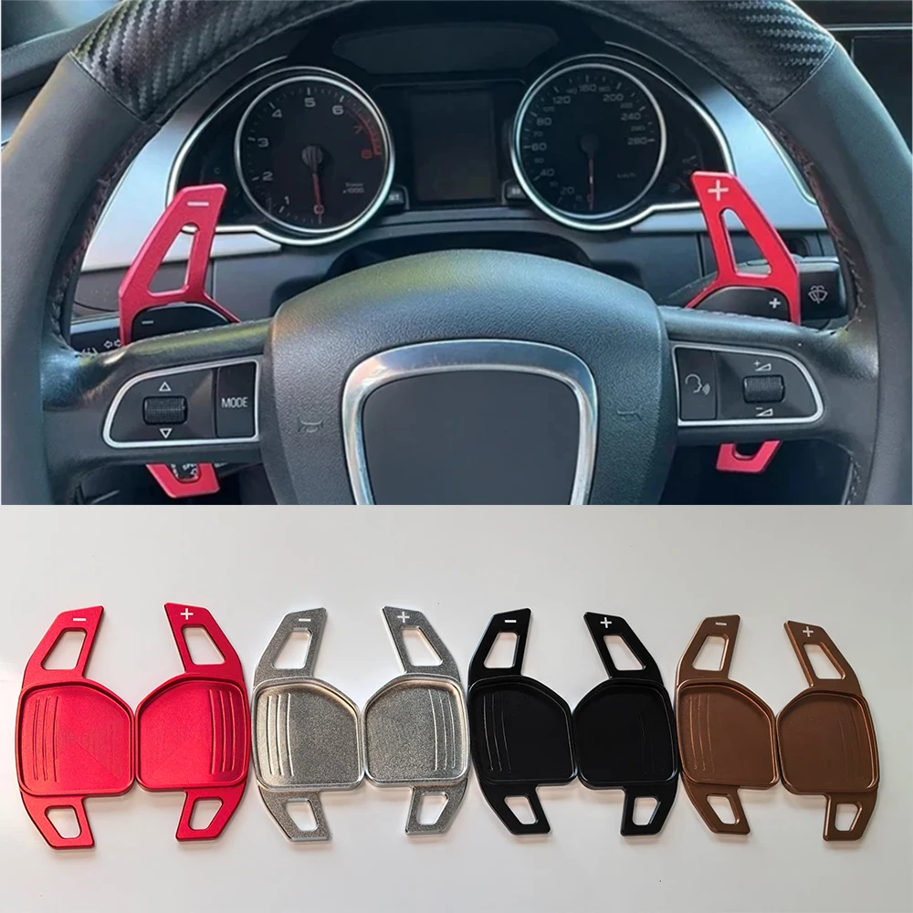 

2 шт. рычаг переключения передач для Audi A3 S3 8V 8P A6 S6 C6 C7 автомобильные рулевые колеса расширение DSG Стайлинг автоаксессуары