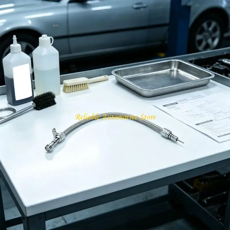 M68B Steel Tube Transmission Dipstick for Maintenance Check Access