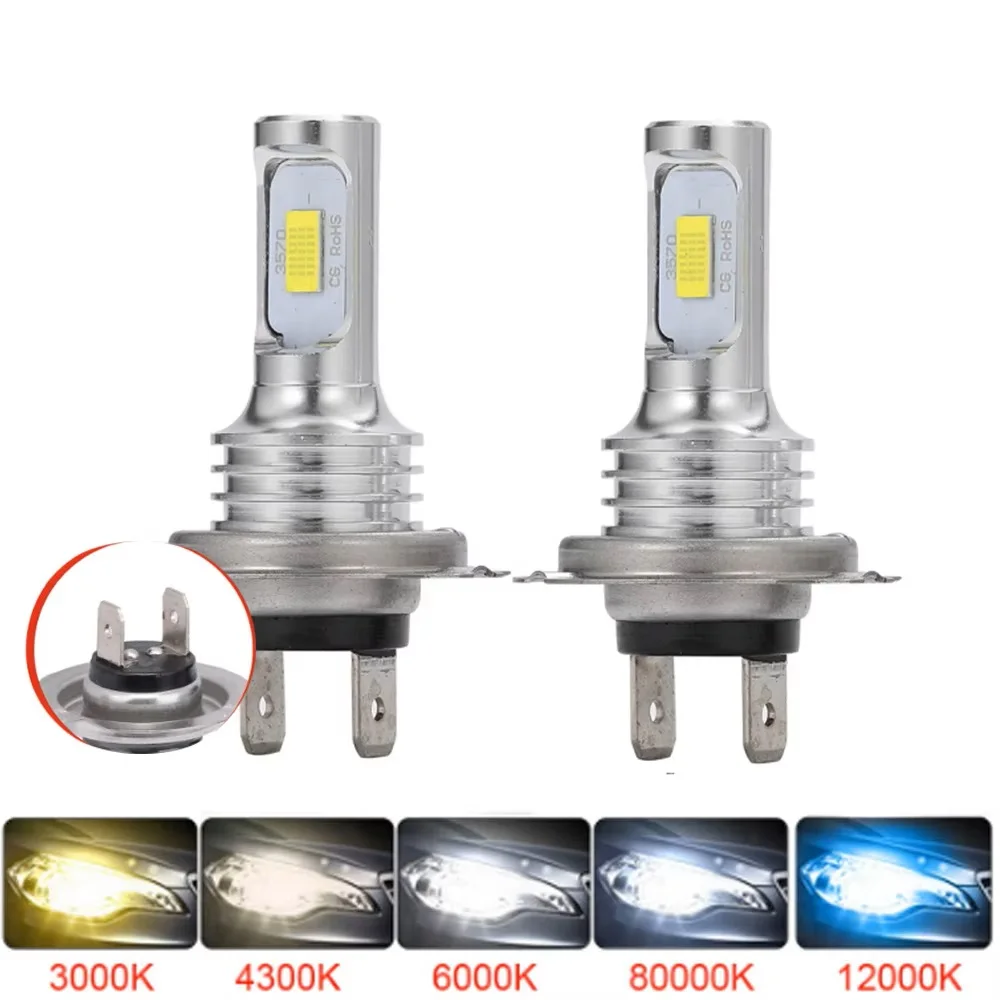 New LED Headlight H7 100W 5500K Led For Car Headlamp 20000LM Auto Lamp Bulb Car Light Assemblies Turbo Fog Lights