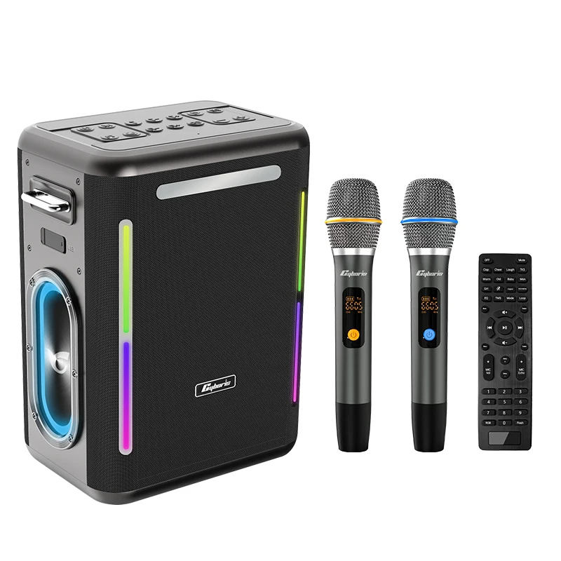 Portable Waterproof 400W High Power BT Speaker RGB Colorful Light Wireless Subwoofer 360 Stereo Surround TWS FM Boombox for Gift