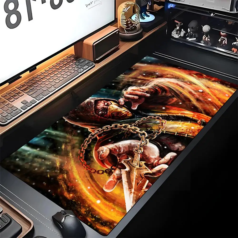 

Mortal Kombat Mouse Pad Gaming Locking Edge Big Computer Gamer Large Rubber Art Mousepad Office Laptop Desk Mat