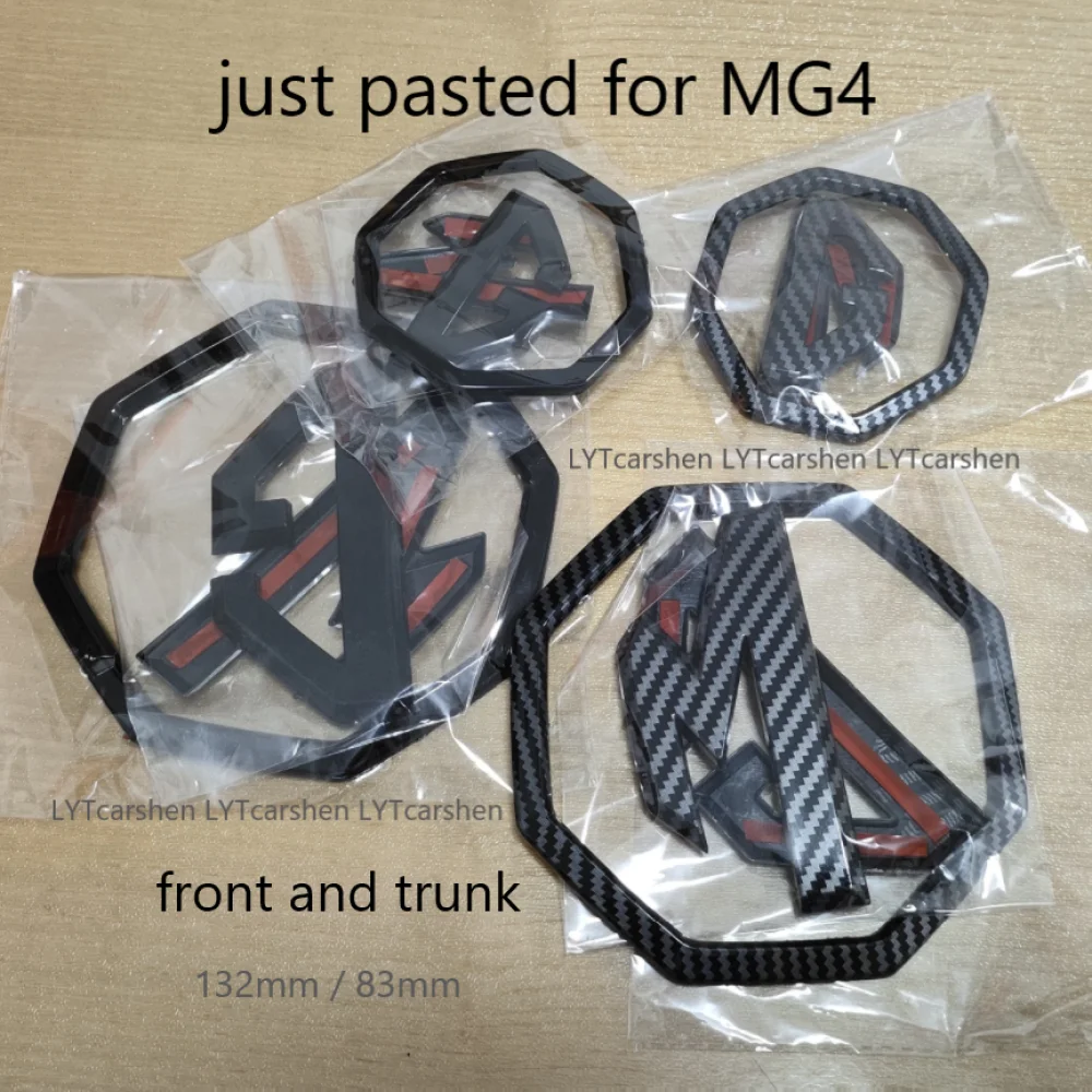 

For MG4 MULAN Pasted Sticke Front Emblem Badge Shell Rear Trunk Badge Emblem Sticker Logo Emblem Badge Shell Accessories