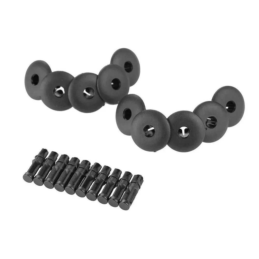 30pcs Push Clip Pin Rivet 21.5mm Head Diameter 4D0807300 Nylon Retainer Clips Replacement Useful Car Accessories