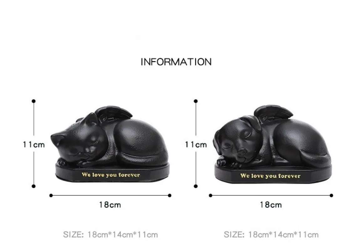 هريرة جرو الحرق جنازة مربع الحيوانات الأليفة الملاك جرة الكلب القط الحيوانات الأليفة رماد التذكاري