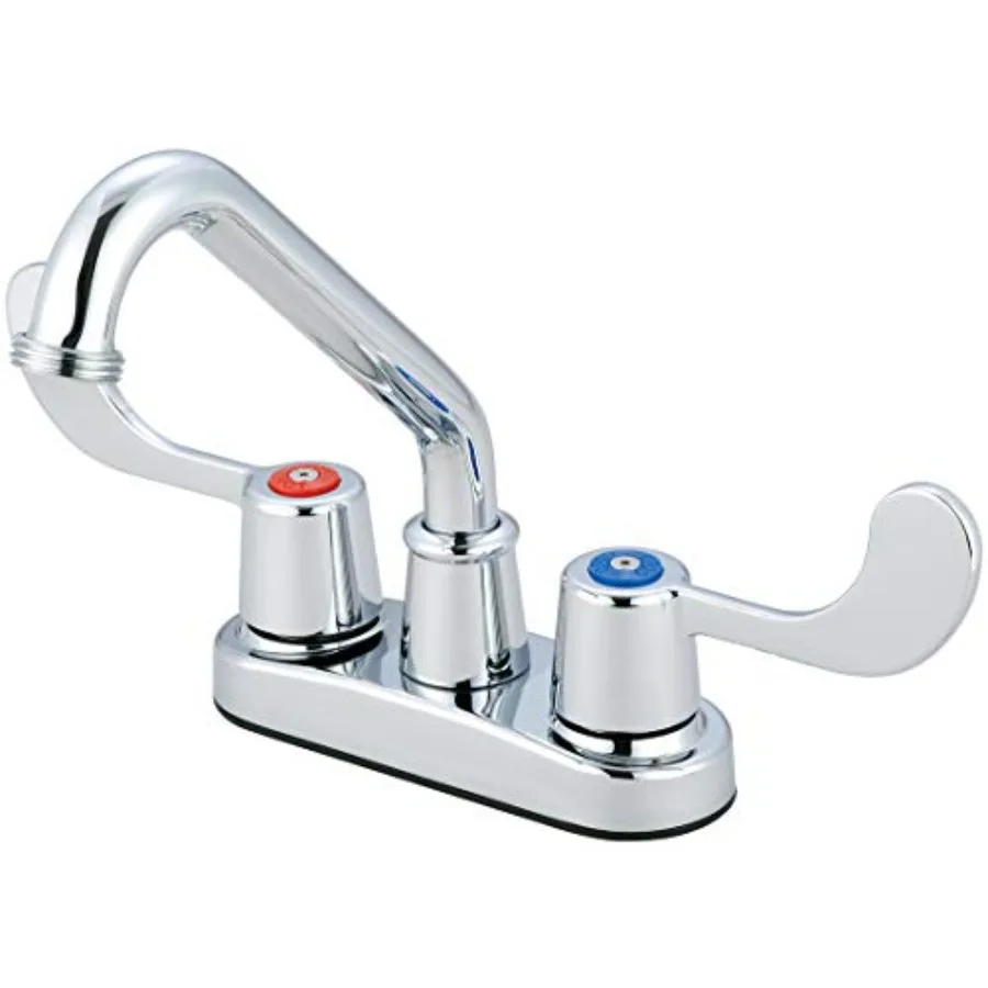 

Two Handle Utility Laundry Faucet, Chrome Finish, B-8190