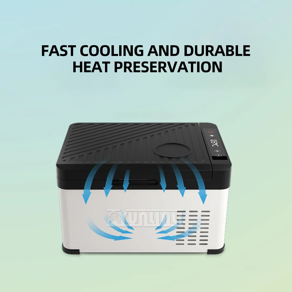 Car Fridge Refrigerador Camping 18L Refrigerator Portable Freezing Preservation Compressor Cooler Box