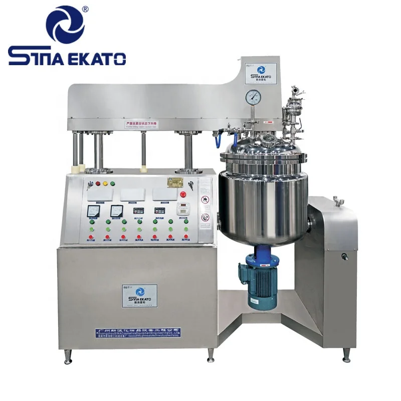 Automatic 500L Bottom Homogenizer SUS316L SUS304 Vacuum Emulsifying Mixer for Chemical Processing 220V Gear Bearing Core