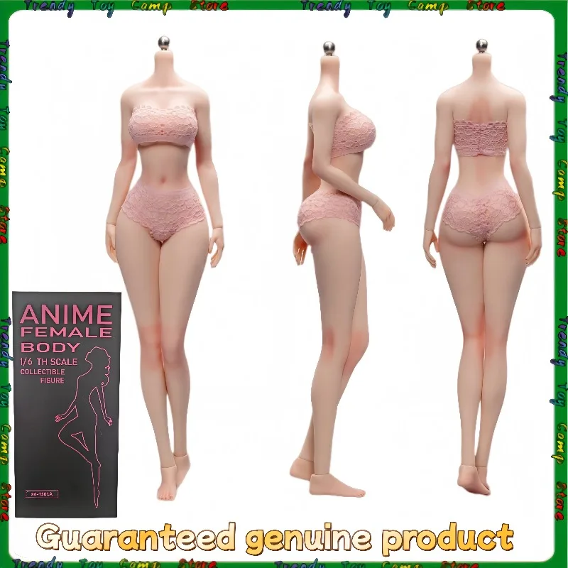 

【In Stock】 86TOYS 1/6 Platinum Silicone Female Body Whitening Version with Makeup 86-TS01-A Movable Doll