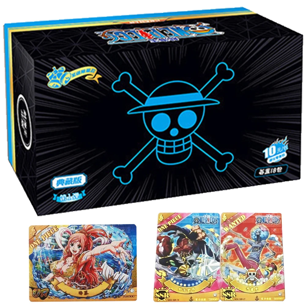 ONE PIECE Collection Card For Children Don·Quixote Doflamingo Marshall D.Teech Fantasy Action Anime Limited Game Card Kids Gifts