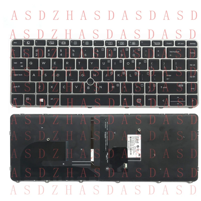 Nuevo teclado estadounidense retroiluminado Z para HP EliteBook 840 G3 745 G3 840 G4 745 G4 819877-001