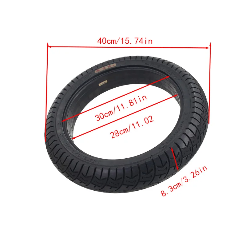 16 inch Solid Tire 16x3.5 Suitable for Non Inflatable Solid Tires on Motorcycles