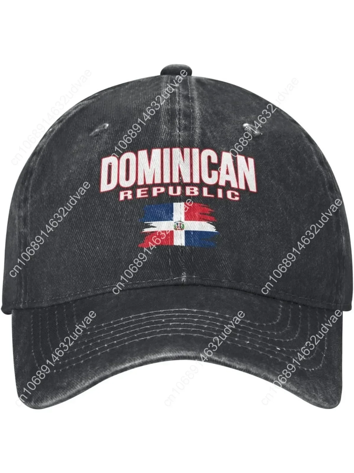 Dominican Republic Flag Fans Baseball Cap Denim Vintage Cotton Unisex Patriotic Hat