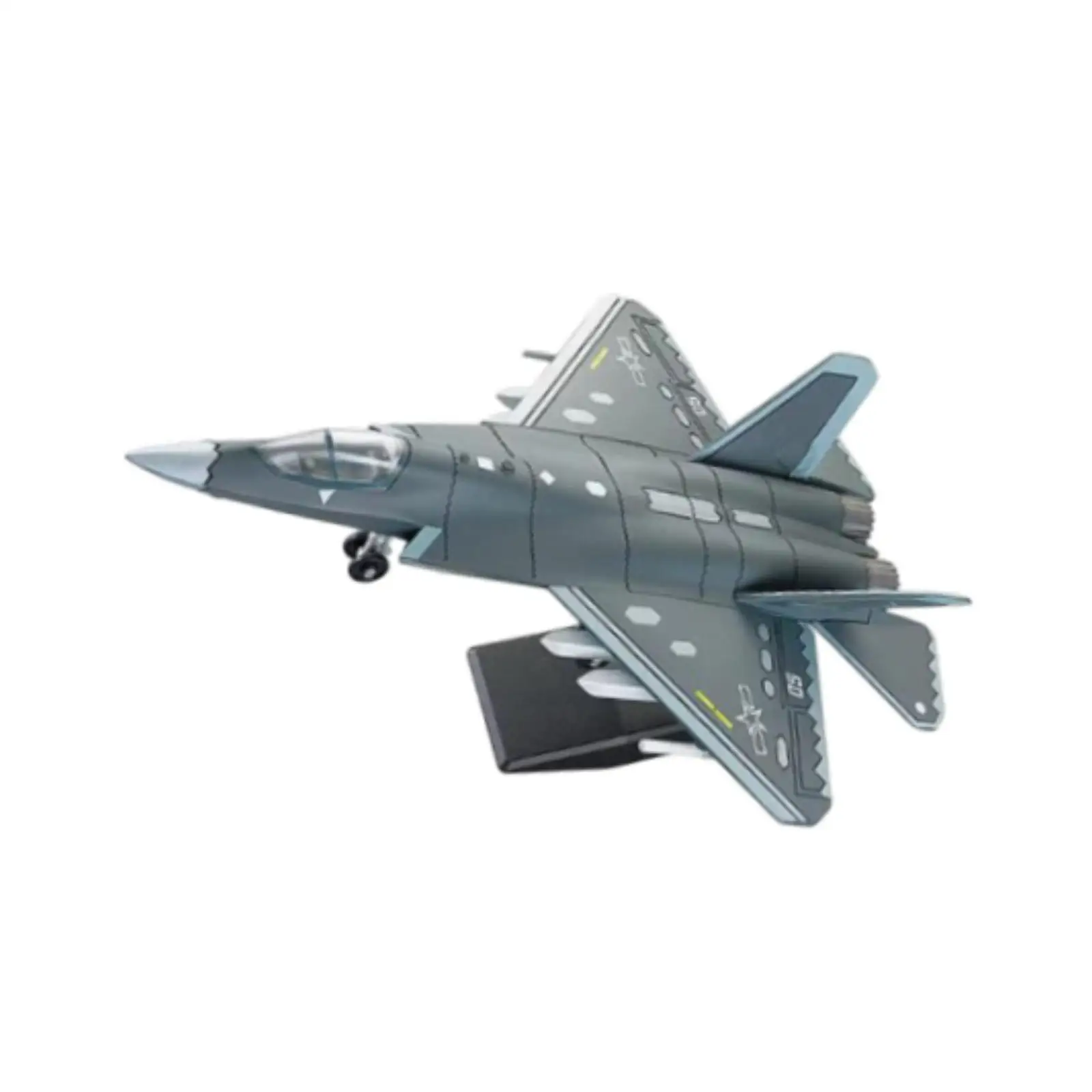 

1/72 Fighter Model Kit DIY Aircraft Ornament for TV Cabinet Home Shelf